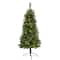 5ft. Pre-Lit Flat Back Montreal Mountain Pine Artificial Christmas Tree, White LED Lights
